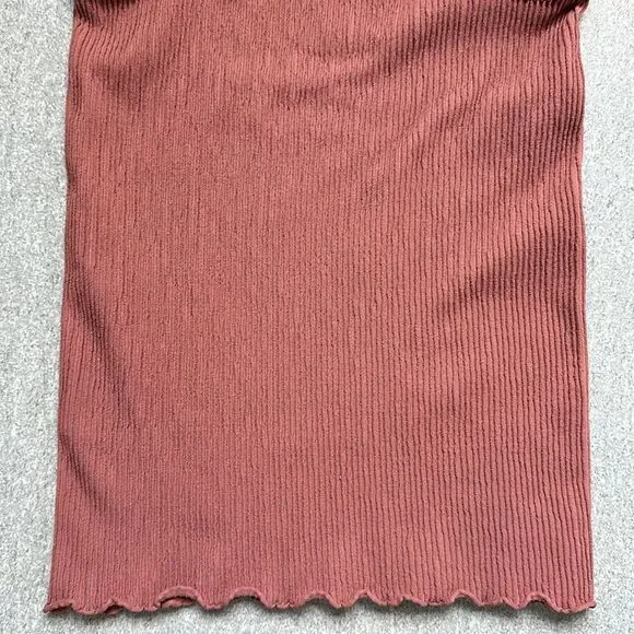 Free People Rust Ribbed Racerback Tank Top - Picture 10 of 14